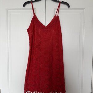 Xtraordinary Red Mini Dress Size Medium